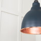 Smooth Copper Brindley Cluster Pendant Light in Soot