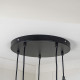 Smooth Copper Brindley Cluster Pendant Light  in Teasel