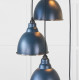 Smooth Nickel Brindley Cluster Pendant Light  in Dusk