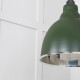 Smooth Nickel Brindley Cluster Pendant Light  in Heath