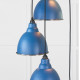 Smooth Nickel Brindley Cluster Pendant Light  in Upstream