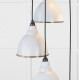 Smooth Brass Brindley Cluster Pendant Light  in Birch