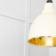 Smooth Brass Brindley Cluster Pendant Light  in Teasel