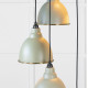 Smooth Brass Brindley Cluster Pendant Light  in Tump