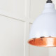 Hammered Copper Brindley Cluster Pendant Light in Birch