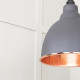 Hammered Copper Brindley Cluster Pendant Light in Bluff