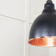 Hammered Copper Brindley Cluster Pendant Light in Elan Black