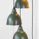 Hammered Copper Brindley Cluster Pendant Light in Heath