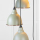 Hammered Copper Brindley Cluster Pendant Light in Tump