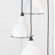 Hammered Nickel Brindley Cluster Pendant Light  in Flock