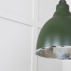 Hammered Nickel Brindley Cluster Pendant Light  in Heath