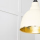 Hammered Brass Brindley Cluster Pendant Light  in Teasel