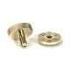 Polished Brass Brompton Centre Door Knob (Beehive)