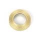 Satin Brass Newbury Lever on Rose Set (Beehive)