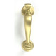 Satin Brass Doctors Door Knocker