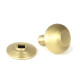 Satin Brass Beehive Centre Door Knob