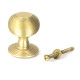 Satin Brass Beehive Centre Door Knob