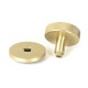 Satin Brass Brompton Centre Door Knob (Plain)