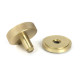 Satin Brass Brompton Centre Door Knob (Art Deco)