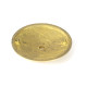 Satin Brass Art Deco Centre Door Knob