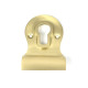 Satin Brass Euro Door Pull