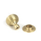 Satin Brass Heavy Beehive Mortice/Rim Knob Set