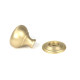 Satin Brass Mushroom Cabinet Knob