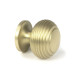 Satin Brass Beehive Cabinet Knob