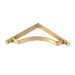Satin Brass Abingdon Shelf Bracket