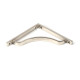 Polished Nickel Abingdon Shelf Bracket