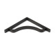 Aged Bronze Abingdon Shelf Bracket