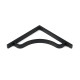 Matt Black Abingdon Shelf Bracket