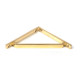 Polished Brass Barton Shelf Bracket