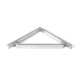 Satin Chrome Barton Shelf Bracket