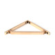 Polished Bronze Barton Shelf Bracket
