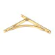Polished Brass Apperley Shelf Bracket