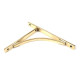 Aged Brass Apperley Shelf Bracket