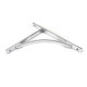 Polished Chrome Apperley Shelf Bracket