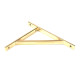 Polished Brass Chalfont Shelf Bracket