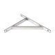 Satin Chrome Chalfont Shelf Bracket