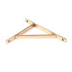 Polished Bronze Chalfont Shelf Bracket