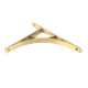 Satin Brass Tyne Shelf Bracket