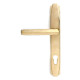Polished Brass Art Deco Slimline Lever Espag. Lock Set