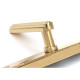 Polished Brass Art Deco Slimline Lever Espag. Lock Set