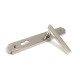Polished Nickel Art Deco Slimline Lever Espag. Lock Set