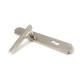 Polished Nickel Art Deco Slimline Lever Espag. Lock Set
