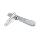 Polished Chrome Art Deco Slimline Lever Espag. Lock Set