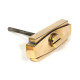 Aged Brass Art Deco Thumbturn