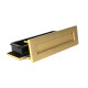 Satin Brass Traditional Letterbox