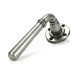 Pewter Newbury Lever on Rose Set (Beehive) - Unsprung